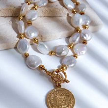 輕奢高級法式珍珠圈圈耳環2023年新款爆款小眾設計感個性氣質耳飾 歷史價格詳細信息