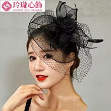 復古民國網紗禮帽女頭飾新娘面紗名媛旗袍禮服髮飾裝飾 歷史價格詳細信息