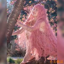 小美飾品纖韻粉色1米長假髮女長髮lolita玉米羊毛卷森系寫真長卷發全頭套 價格比較,價格查詢,歷史價格詳細信息
