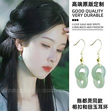 古風漢服耳環新娘結婚秀禾耳飾明制古代新中式唐風配飾無耳洞耳夾 歷史價格詳細信息