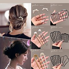 u型髮簪女2023新款醋酸大號盤髮器高級感發釵簪子玳瑁u形髮夾 歷史價格詳細信息