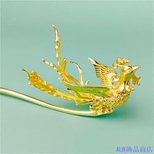 金鳳簪結婚新娘頭飾純銀黃金鳳凰髮簪漢服秀禾服步搖鳳釵中式髮釵 歷史價格詳細信息
