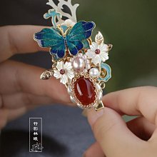 明制頭飾高端中式新娘漢婚鳳冠漢服婚禮發冠皇后大婚結婚奢華飾品 歷史價格詳細信息