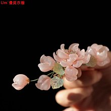 頭飾 飾品 髮飾 霄云辭竹葉發梳古風發飾竹枝簪原創熱縮古典頭飾插梳漢服旗袍梳子 歷史價格詳細信息