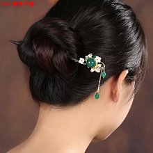 髮簪 步搖 簪子  煙雨江南發簪原創新潮復古風木簪森系步搖古典頭飾盤發漢女發飾 歷史價格詳細信息