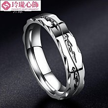 網紅食指鈦鋼戒指男女士時尚個性ins潮冷淡風情侶款對戒不掉色環-鴻運飾品 歷史價格詳細信息