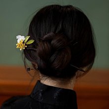 髮簪兔子發簪女古風高級感木質釵子步搖發飾檀木日常盤發簪子簡約髮飾    路購 歷史價格詳細信息