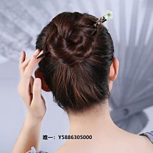 發簪古風女簡約現代日常盤發步搖發釵發飾漢配飾頭飾流蘇木簪子 歷史價格詳細信息