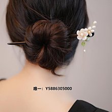 漢頭飾配飾 簪子 夏天古風發簪簡約現代高級感珍珠髮釵女旗袍釵子發張簪子盤發木簪  露天市集  全臺最大的網路購 歷史價格詳細信息