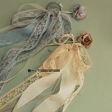 網紗飄帶花朵髮簪古風簪子氣質蝴蝶結頭飾超仙絲巾高級感髮帶髮飾凌雲閣髮飾 歷史價格詳細信息