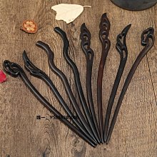 髮簪 加長手工檀木發簪高級感新中式簪子女古風簡約日常木簪盤發釵 歷史價格詳細信息