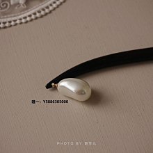 語寶兒手工原創旗袍日常國風盤髮簪子黑檀木貝殼珠極簡髮釵小清新 歷史價格詳細信息