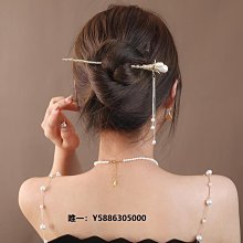 玉蘭花發簪古風簪子漢頭飾女旗袍發飾流蘇珍珠金屬發釵步搖玉簪 歷史價格詳細信息