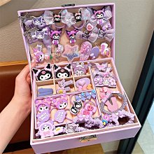 兒童髮飾禮盒套裝收納盒首飾盒女孩公主髮夾飾品皮筋頭飾發卡頭繩 歷史價格詳細信息
