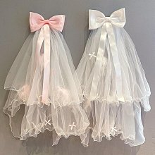 女童頭紗 兒童髮夾長頭紗 女童禮服髮飾 幼兒園畢業禮服裝飾頭紗婚禮花童禮服頭紗髮飾飾品 兒童頭飾超仙森頭紗-滿599免運 巴卡巴卡 歷史價格詳細信息