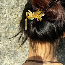 【鸞鳳和鳴-黃宣德銅風爐】雙面鏨刻高浮雕鳳凰環繞，造型圓潤飽1393 歷史價格詳細信息