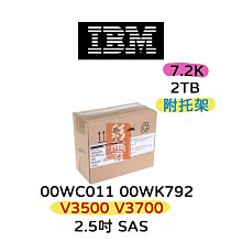 全新盒裝IBM V3500 V3700伺服器硬碟 00Y2511 00Y2434 1TB 7.2K轉 SAS 2.5吋 歷史價格詳細信息