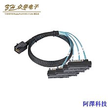 MINI SAS 線  SFF-8643 轉  4SATA 歷史價格詳細信息