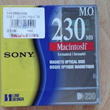 230MB MO Macintosh 麥金塔專用 1片100 有3片 歷史價格詳細信息