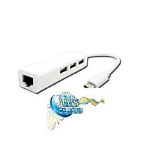 USB 3.1 Type-C 轉 RJ45網卡/3PORT USB 3.0 HUB 蘋果macbook集線器 歷史價格詳細信息