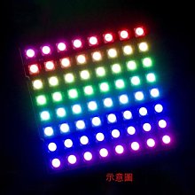 64位 5050 ws2812s好品質 WS2812B8*8 xRGB LED模塊 像素屏 歷史價格詳細信息