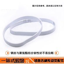 聚氨酯pu同步帶超寬atn10齒型齒面孔按需不跑偏 歷史價格詳細信息