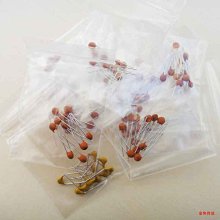 獨石電容器100NF 0.1UF ±10% 腳距5.08MM 104K/50V (50只) W142-4 [329739] 歷史價格詳細信息