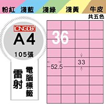 量販2盒  龍德 電腦標籤紙 96格 LD-859-R-A 粉紅色 105張  影印 雷射 噴墨 三用 標籤 出貨 貼紙 歷史價格詳細信息