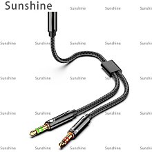 【轉接頭】耳機麥克風二合一音頻線轉換器 筆記本耳麥話筒轉接頭一分二 歷史價格詳細信息