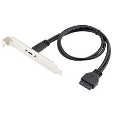 主板20Pin轉USB3.0擋板線 19P/20P插針轉USB3.02口后置擴展擋板線 歷史價格詳細信息