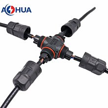 澳華AHUAM20母面板式電源機箱防水接線頭 智能設備防水插頭連接器【滿200元出貨】 歷史價格詳細信息