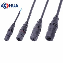 澳華AHUA廠家現貨防水連接器直通包膠防水插頭LED防水接頭防水線【滿200元出貨】 歷史價格詳細信息