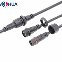 澳華AHUA M14PVC防水接頭LED面板燈電源防水插頭路燈防水連接器【滿200元出貨】 歷史價格詳細信息