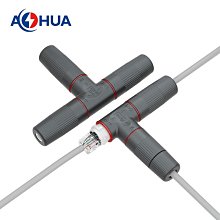 澳華AHUA三通M23防水連接器快速分2防水接頭畜牧養殖業防水公母線-進店有折扣 歷史價格詳細信息
