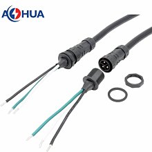 澳華AHUAM20母面板式電源機箱防水接線頭 智能設備防水插頭連接器【滿200元出貨】 歷史價格詳細信息