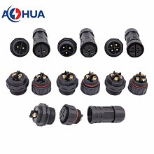 澳華AHUAM20母面板式電源機箱防水接線頭 智能設備防水插頭連接器【滿200元出貨】 歷史價格詳細信息