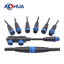 澳華AHUAM16組裝式Y型防水連接器1拖2/3/4防水插頭抱樹燈防水接頭 歷史價格詳細信息