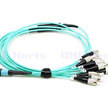 12芯 MPO母頭-MPO母頭 低損耗 美國康寧 OM3 1米光纖跳線 極性 TYPE A  MPO 12芯康寧光纖跳線 歷史價格詳細信息