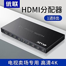 新品HDMI分配器1進16出2出分頻器高清4K1分16支持3D電腦監控分屏々 歷史價格詳細信息