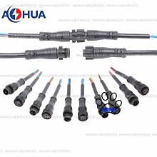 澳華AHUAM20母面板式電源機箱防水接線頭 智能設備防水插頭連接器【滿200元出貨】 歷史價格詳細信息