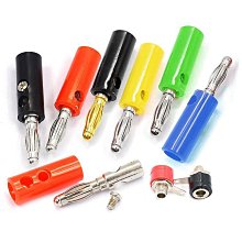 4mm燈籠型香蕉插頭M6外螺紋/純銅鍍金一體治具插頭/尾孔M3內螺紋-心願便利店 歷史價格詳細信息