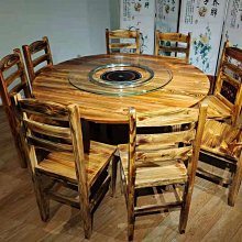 餐廳桌椅 商用輕奢簡約實木巖板西餐廳桌椅卡座沙發組合 歷史價格詳細信息