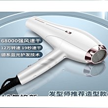 德系吹風機家用藍光負離子髮廊專用護髮超大風力冷熱風靜音吹風機 歷史價格詳細信息