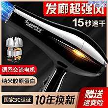 髮型師專用吹風機家用大風力理髲店專用3000W大功率靜音速乾護 歷史價格詳細信息