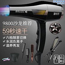 髮型師專用吹風機家用大風力理髲店專用3000W大功率靜音速乾護 歷史價格詳細信息