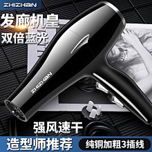 吹風機大風力家用髮廊大功率三檔風藍光護髮冷熱恆溫電吹風筒 歷史價格詳細信息