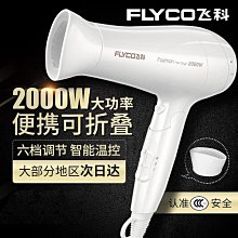 飛科吹風機家用大功率冷熱風護髮宿舍學生用可攜式電吹風筒FH6232 歷史價格詳細信息