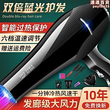 髮廊大風力吹風機家用大功率理髮店專用電吹風藍光負離子護髮風筒 歷史價格詳細信息