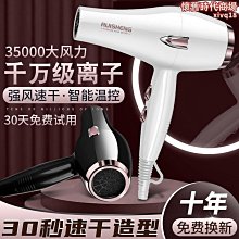 藍光髮廊大風力電吹風機家用理髮店速乾冷熱風學生宿舍用小功率靜 歷史價格詳細信息