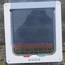 【寵物門-塑膠-大號-21*19cm】貓門 小狗門 4種方式設置，大號-外23.5*25.2*5.5cm -79014 價格比較,價格查詢,歷史價格詳細信息